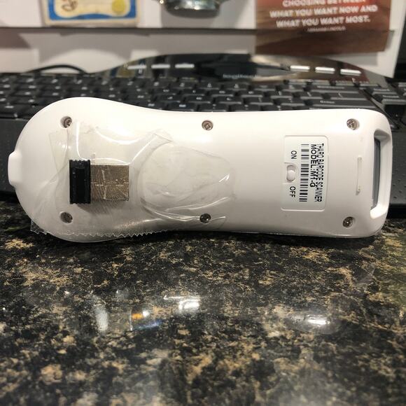 Tharo barcode scanner model M1-G white - Picture 2 of 2